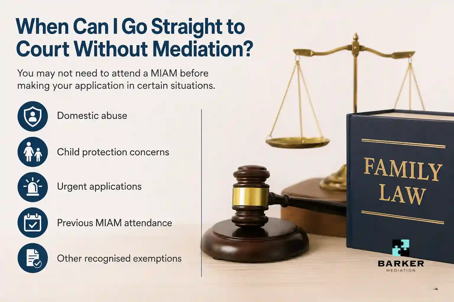 When Can I Go Straight to Court Without Mediation Burton upon Trent?